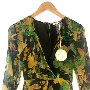 Floral print maxi romper